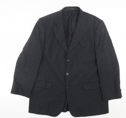 Mens UK Size 38 Marks and Spencer Regular Blue Suit Jacket