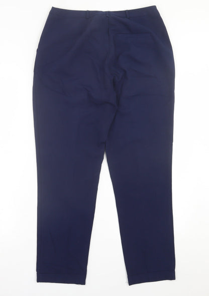 Womens UK Size 12 ASOS Regular Fit  Blue Trousers
