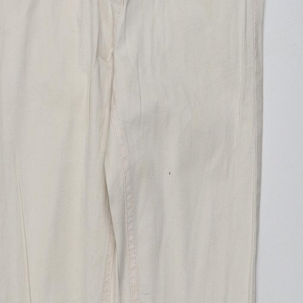 NEXT Girls Pink  Cotton Skinny Jeans Size 12 Years L26 in Regular