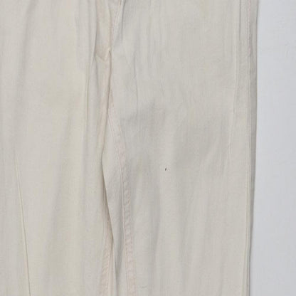NEXT Girls Pink  Cotton Skinny Jeans Size 12 Years L26 in Regular