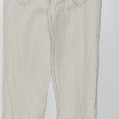 NEXT Girls Pink  Cotton Skinny Jeans Size 12 Years L26 in Regular