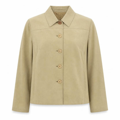 Womens UK Size 14 Jumper Green Jacket