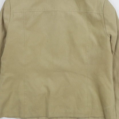 Womens UK Size 14 Jumper Green Jacket