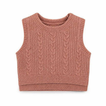 Primark Girls Pink  Polyester Vest Jumper Size 9-12 Months