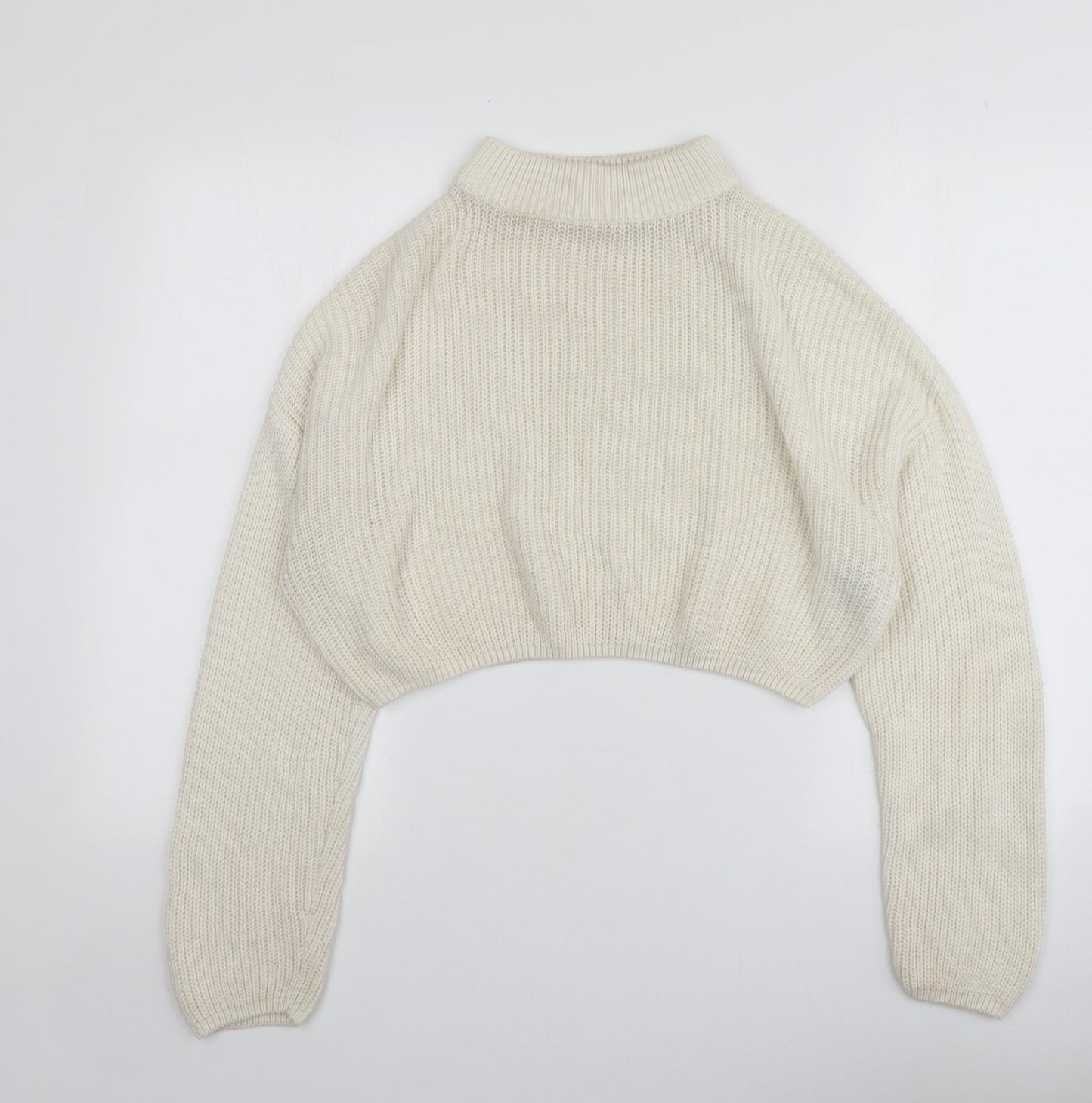 Womens UK Size M H&M Ivory Pullover Jumper