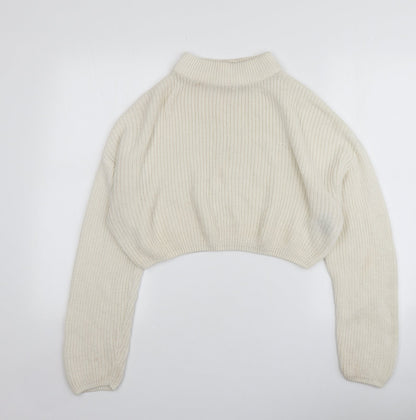 Womens UK Size M H&M Ivory Pullover Jumper