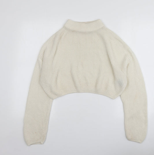 Womens UK Size M H&M Ivory Pullover Jumper