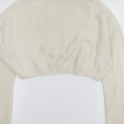 Womens UK Size M H&M Ivory Pullover Jumper
