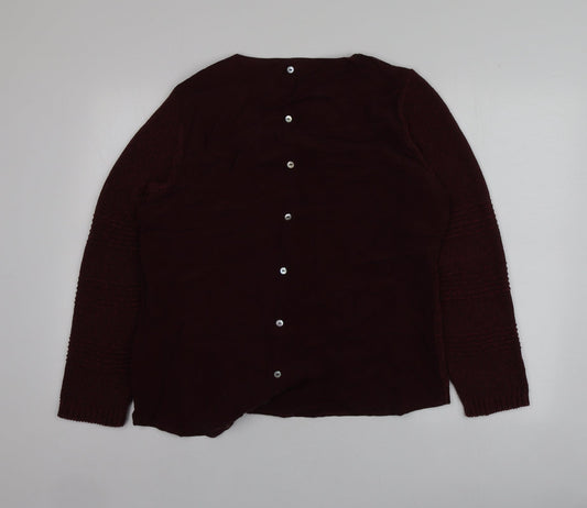 Womens UK Size 16 Per Una Purple Pullover Jumper