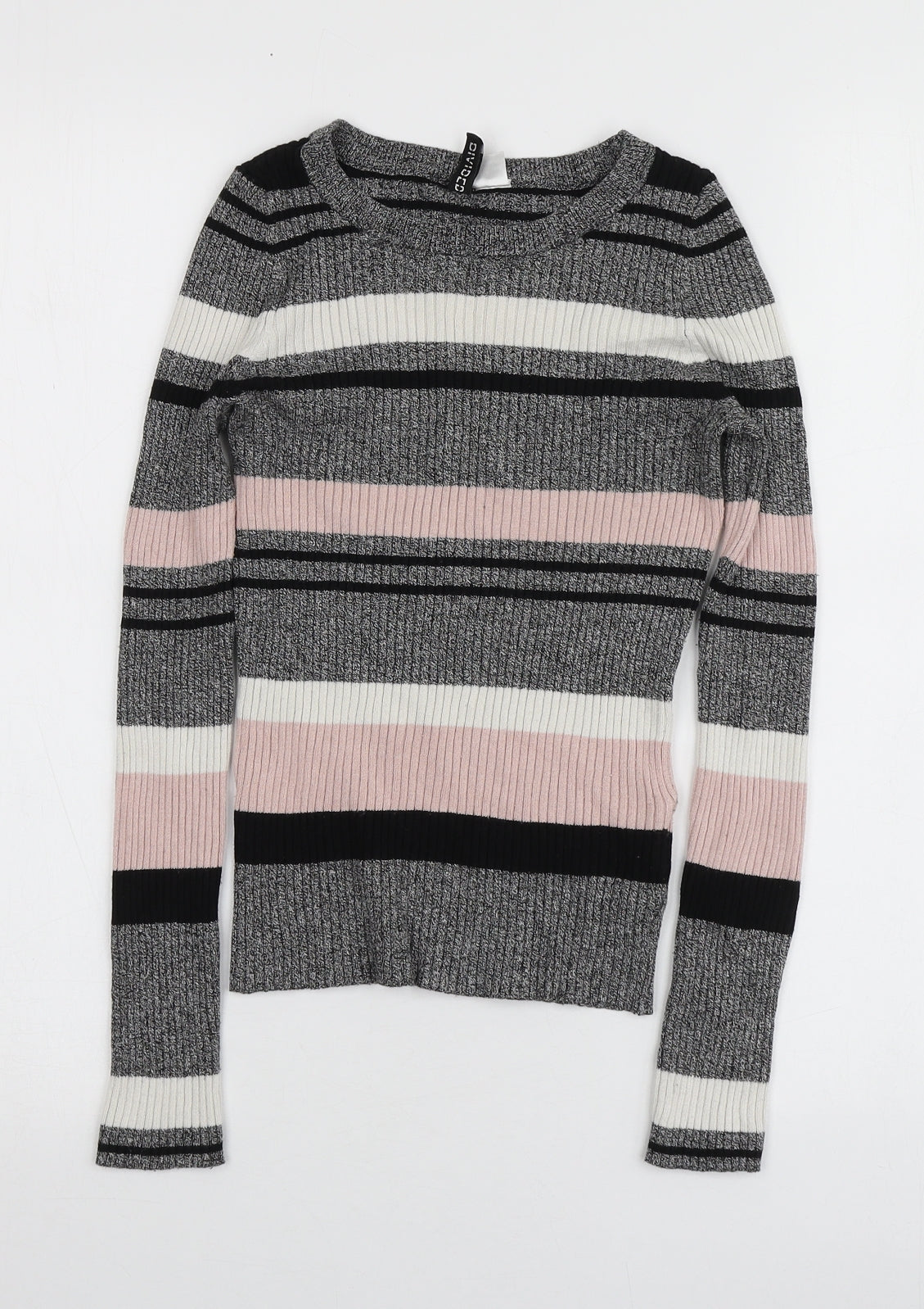 Womens UK Size XS H&M Multicoloured Pullover Jumper