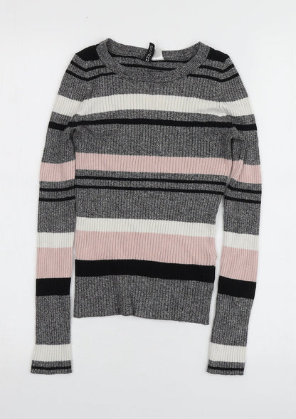 Womens UK Size XS H&M Multicoloured Pullover Jumper