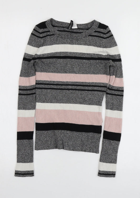 Womens UK Size XS H&M Multicoloured Pullover Jumper