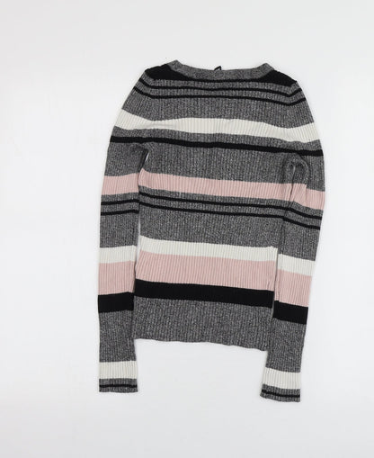 Womens UK Size XS H&M Multicoloured Pullover Jumper