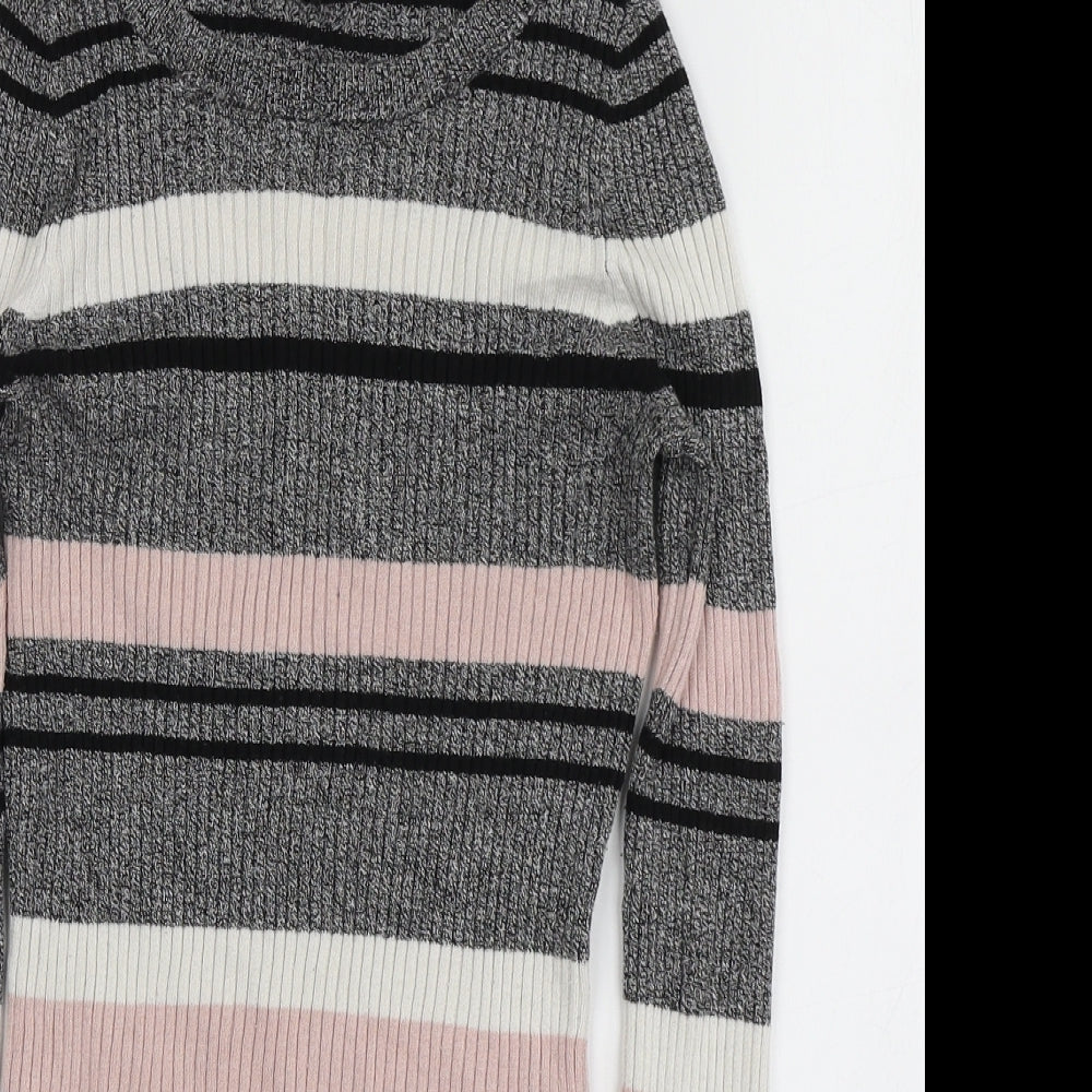 Womens UK Size XS H&M Multicoloured Pullover Jumper