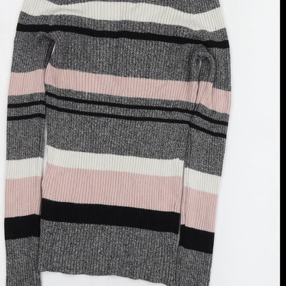 Womens UK Size XS H&M Multicoloured Pullover Jumper