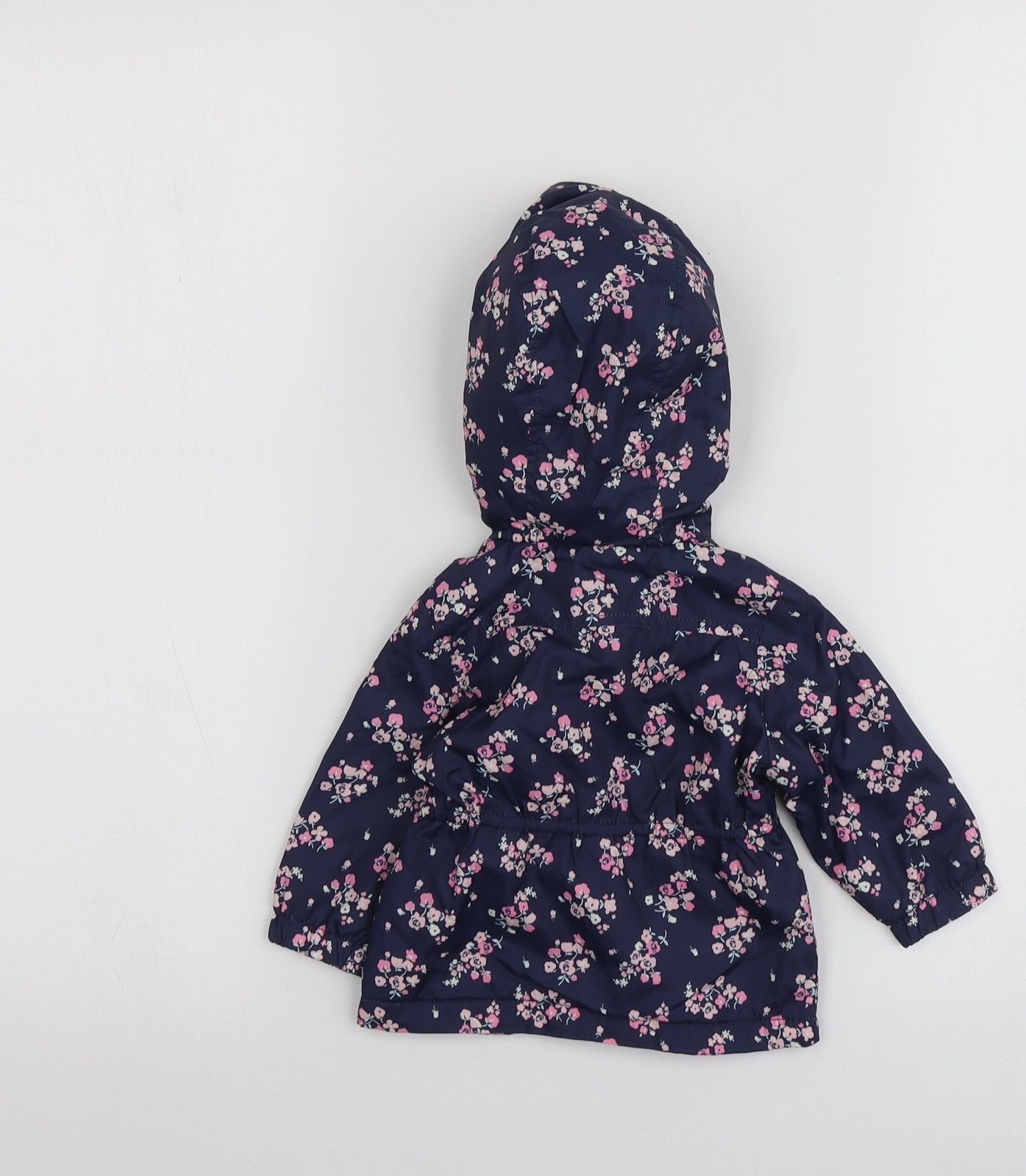 Earlydays Girls Blue Floral  Jacket  Size 0-3 Months