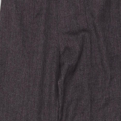 Damrat Womens Purple  Polyester Chino Trousers Size 18 L28 in Regular