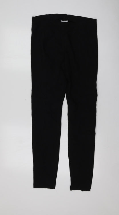 Yessica Womens Black  Viscose Jogger Leggings Size 40 L31 in