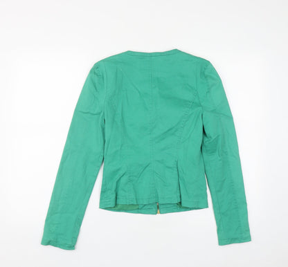 Attentif Womens Green   Jacket  Size 8  Zip