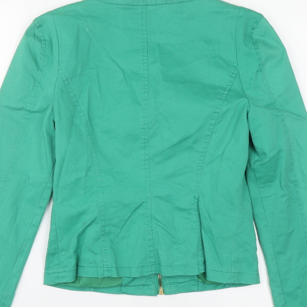 Attentif Womens Green   Jacket  Size 8  Zip