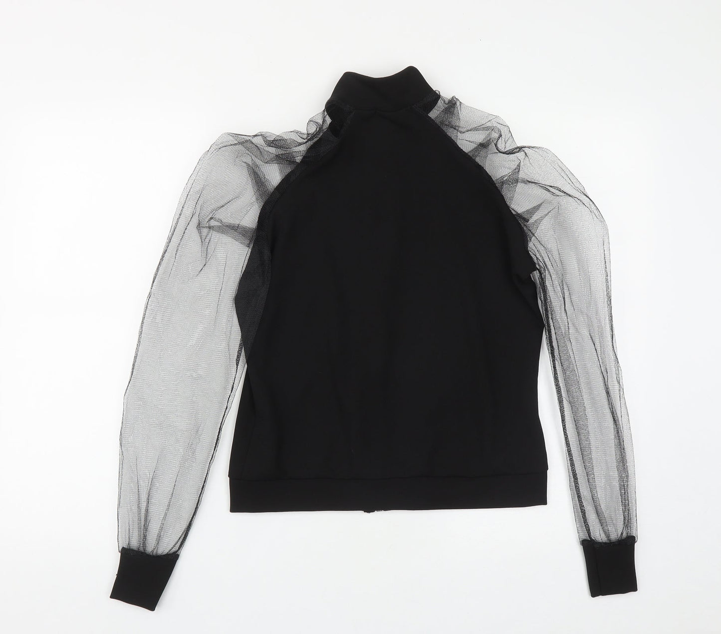 I SAW IT FIRST Womens Black  Polyester Basic Blouse Size XS High Neck