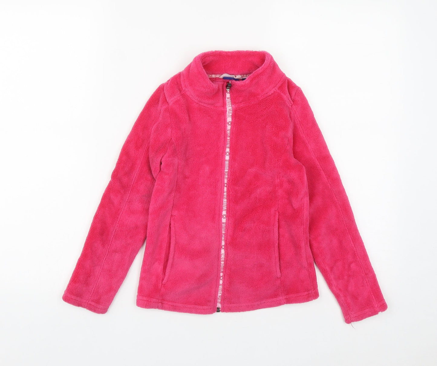 IUPILU Girls Pink  Polyester Full Zip Sweatshirt Size 6 Years  Zip