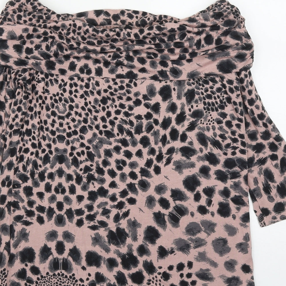 Womens UK Size 6 NEXT Multicoloured Basic Blouse