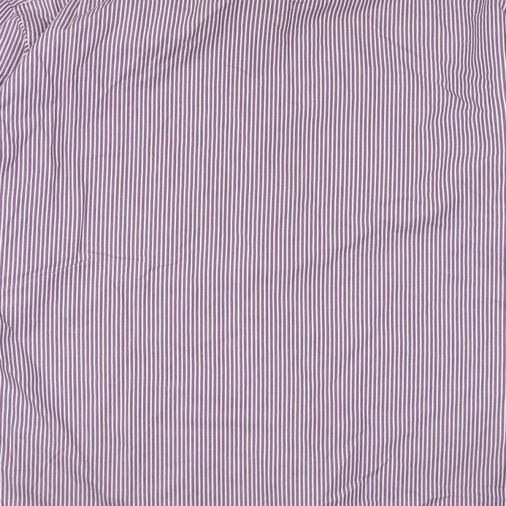 Mens UK Size XL Eterna Purple  Button-Up Long Sleeve Casual Shirt