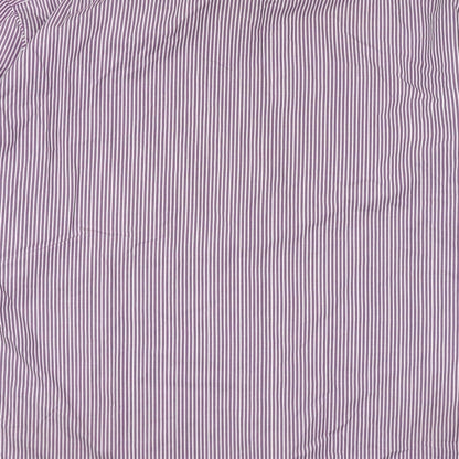 Mens UK Size XL Eterna Purple  Button-Up Long Sleeve Casual Shirt