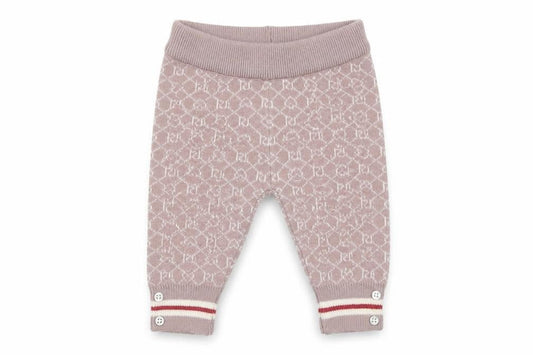 River Island Baby Brown Geometric Polyester Track Pants Trousers Size 0-3 Months