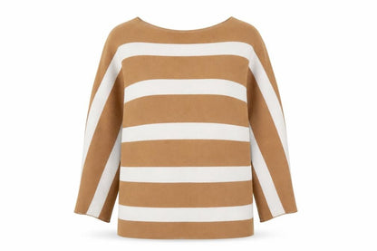 Womens UK Size S Preworn Brown Pullover Jumper