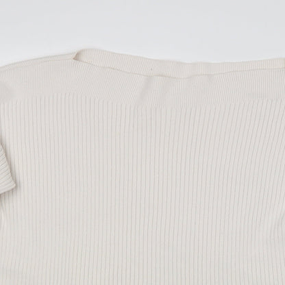Womens UK Size S Topshop White Pullover Jumper