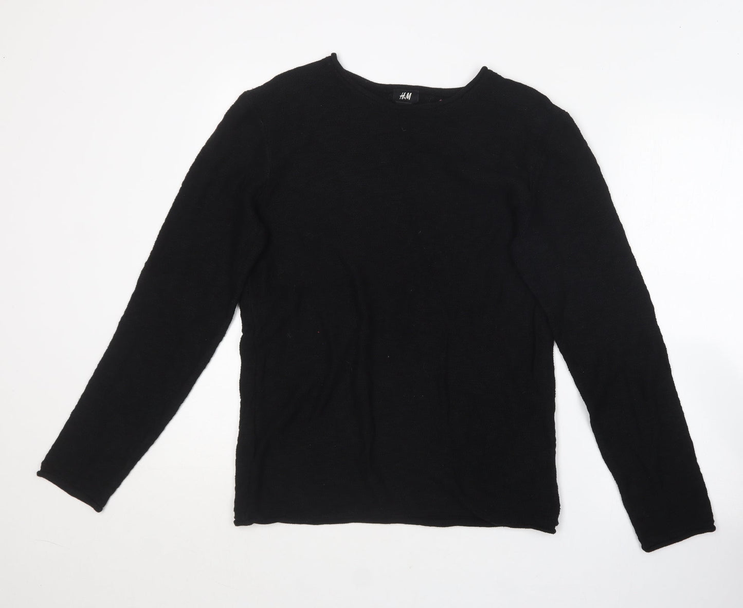Womens UK Size S H&M Black Pullover Jumper