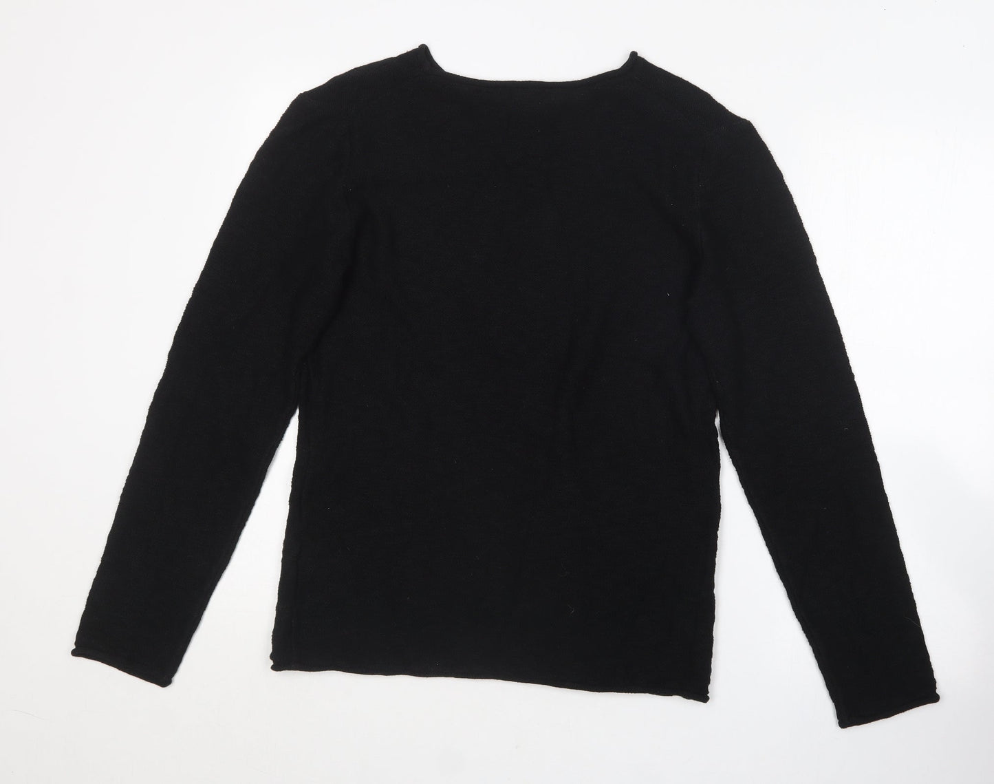 Womens UK Size S H&M Black Pullover Jumper