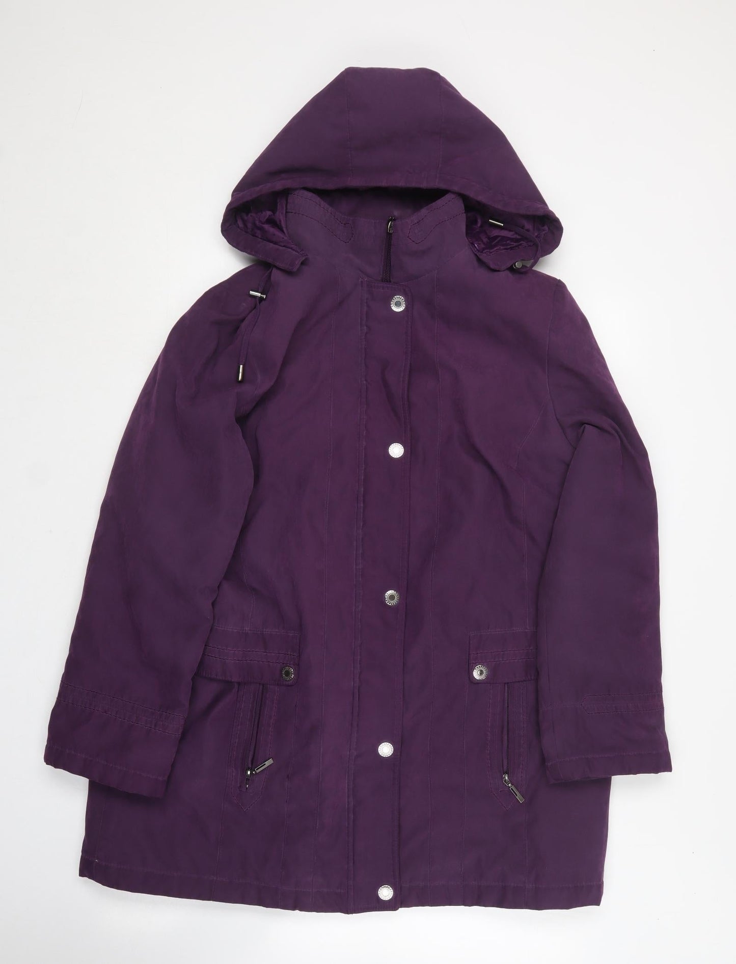Womens UK Size M BM collection Purple Pea Coat
