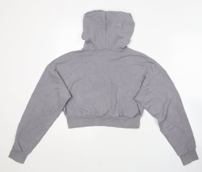 Womens UK Size 10 ASOS Grey Pullover Hoodie
