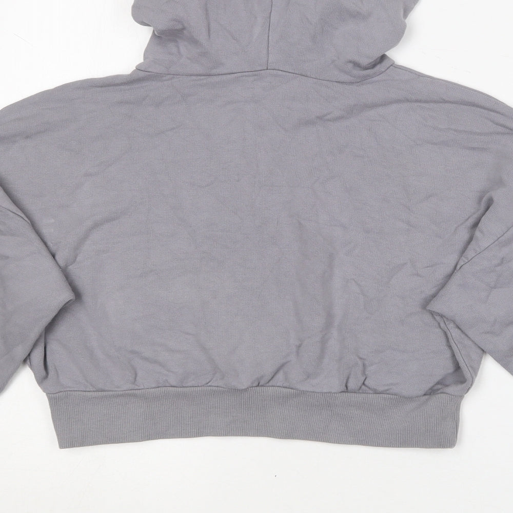 Womens UK Size 10 ASOS Grey Pullover Hoodie