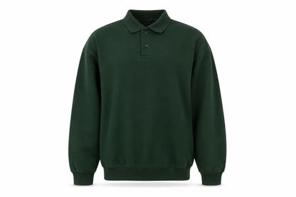 Whytes Mens Green Collared  Acrylic Pullover Jumper Size S