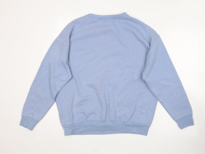 Womens UK Size M New Look Blue Pullover Jumper