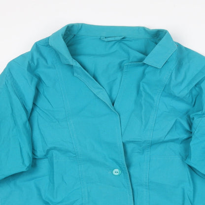Womens UK Size 14 St Michael Blue Jacket