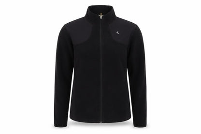 Domyos Womens Black Collared  Polyester Full Zip Jumper Size M