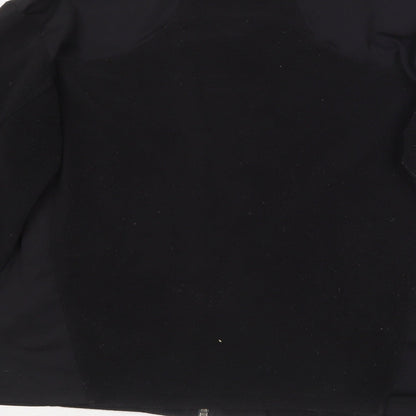 Domyos Womens Black Collared  Polyester Full Zip Jumper Size M