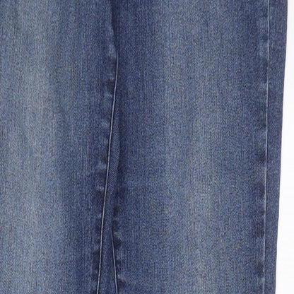 Womens UK Size 28 in Blue Spice Regular Fit Skinny Blue Jeans