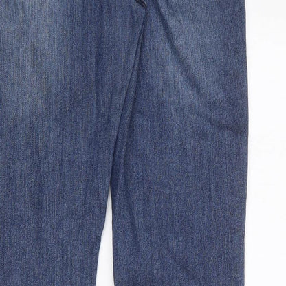 Womens UK Size 28 in Blue Spice Regular Fit Skinny Blue Jeans