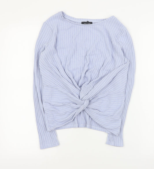 Womens UK Size 10 New Look Blue Pullover Jumper