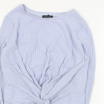 Womens UK Size 10 New Look Blue Pullover Jumper