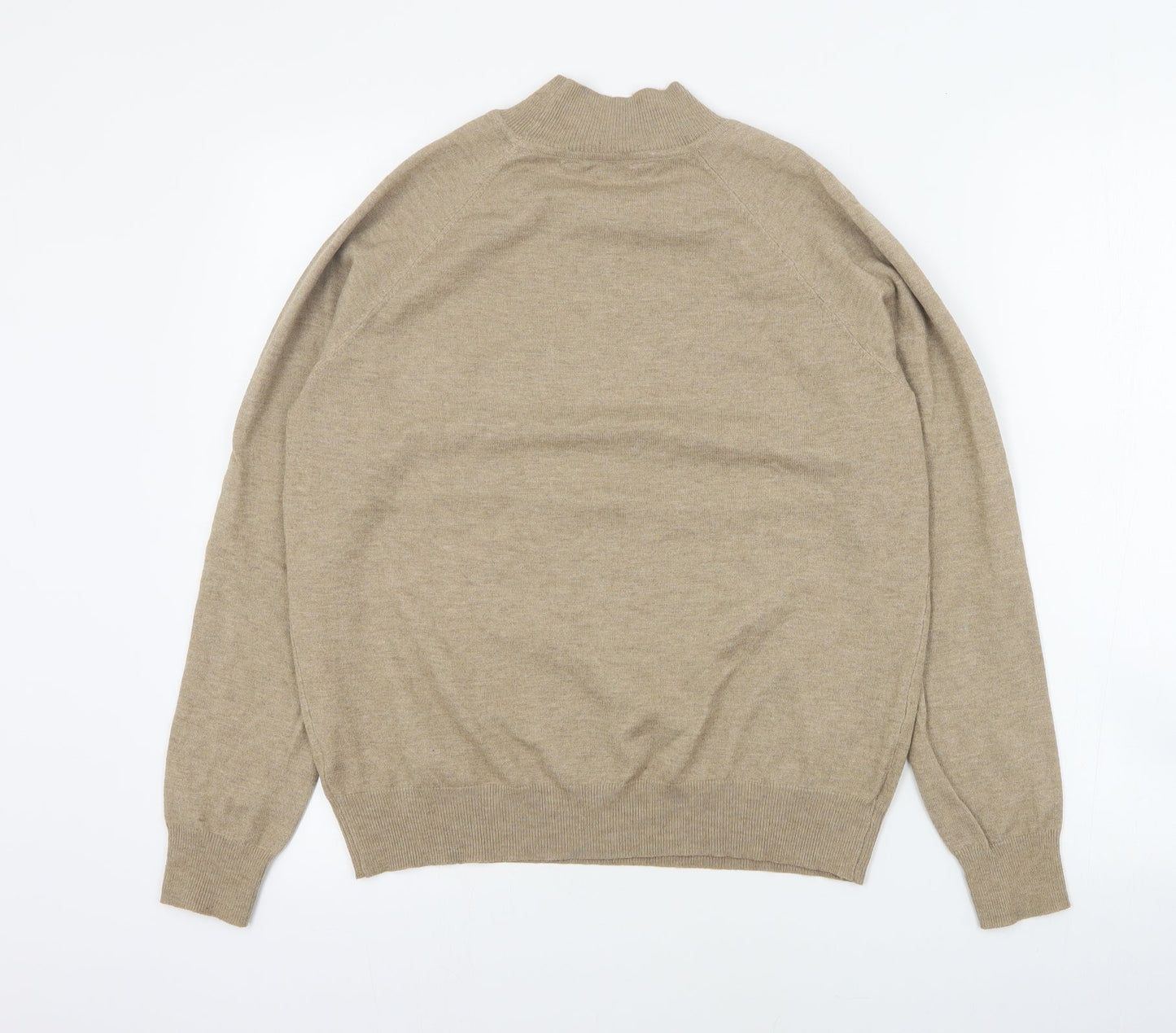 Primark Womens Brown High Neck  Polyester Pullover Jumper Size M