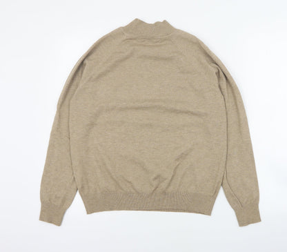 Primark Womens Brown High Neck  Polyester Pullover Jumper Size M