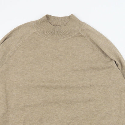 Primark Womens Brown High Neck  Polyester Pullover Jumper Size M