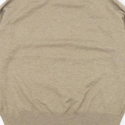 Primark Womens Brown High Neck  Polyester Pullover Jumper Size M